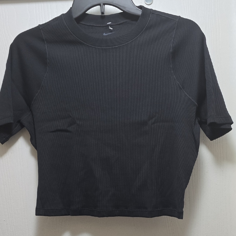Nike Black Ribbed Tee